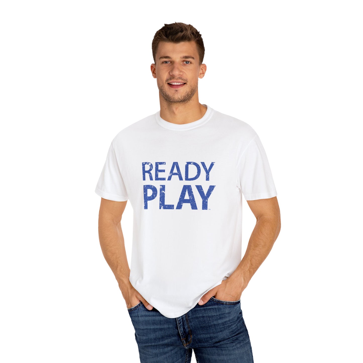 Unisex Ready Play T Shirt - Blue